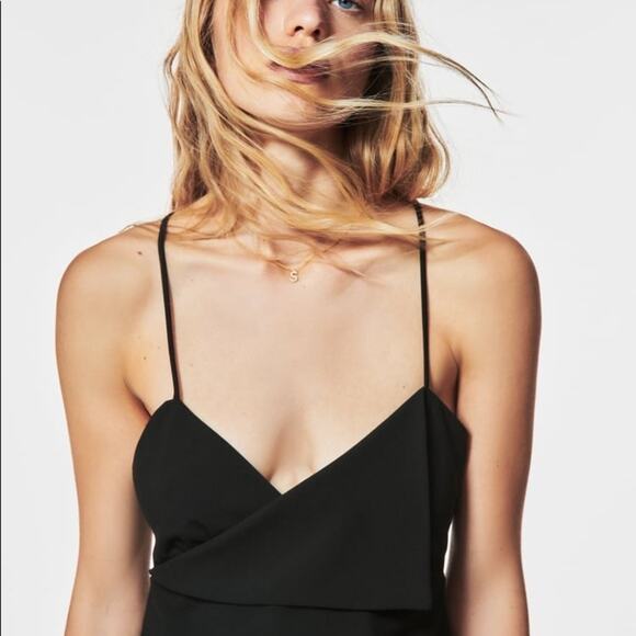 ZARA SURPLICE MINI DRESS - Picture 4 of 12